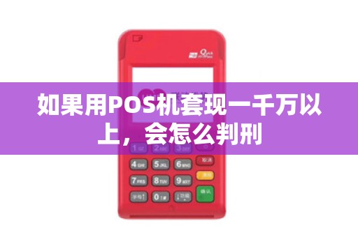 如果用POS机套现一千万以上，会怎么判刑
