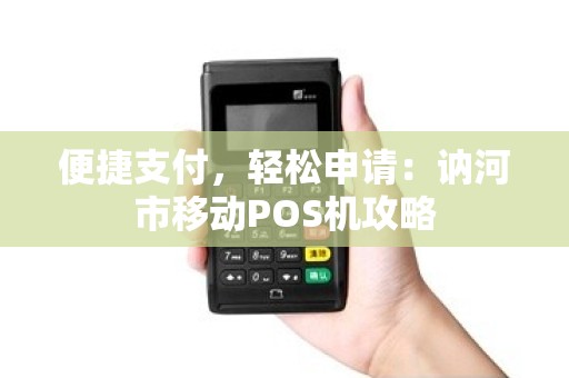 便捷支付，轻松申请：讷河市移动POS机攻略
