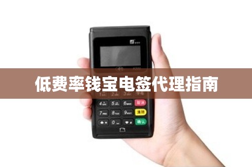 低费率钱宝电签代理指南
