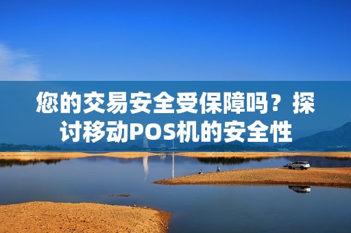 您的交易安全受保障吗？探讨移动POS机的安全性