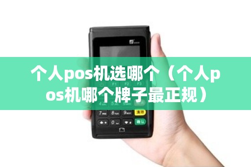 个人pos机选哪个（个人pos机哪个牌子最正规）