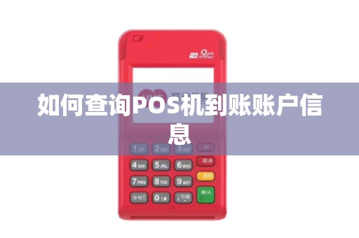 如何查询POS机到账账户信息