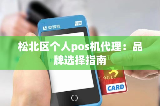 松北区个人pos机代理：品牌选择指南