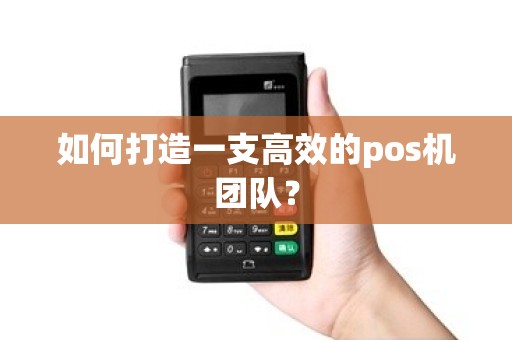 如何打造一支高效的pos机团队？