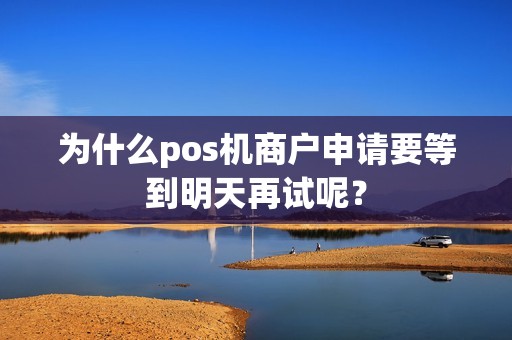 为什么pos机商户申请要等到明天再试呢？