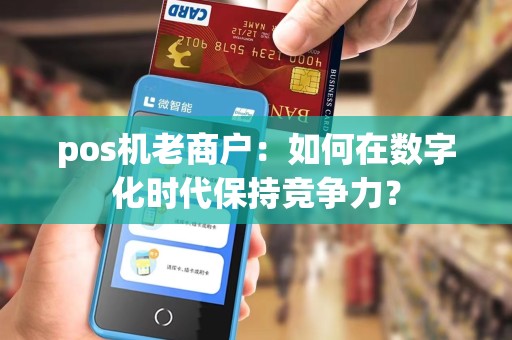 pos机老商户：如何在数字化时代保持竞争力？