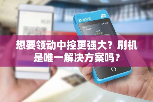 想要领动中控更强大？刷机是唯一解决方案吗？