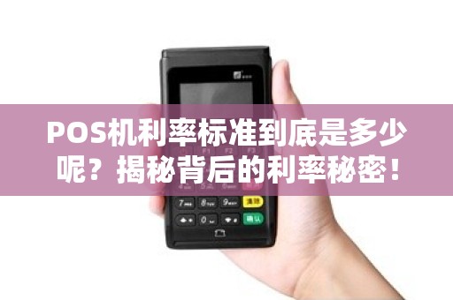 POS机利率标准到底是多少呢？揭秘背后的利率秘密！