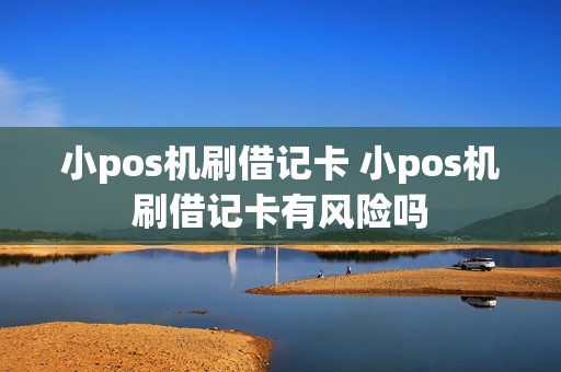 小pos机刷借记卡 小pos机刷借记卡有风险吗