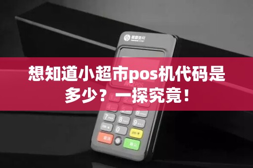 想知道小超市pos机代码是多少？一探究竟！