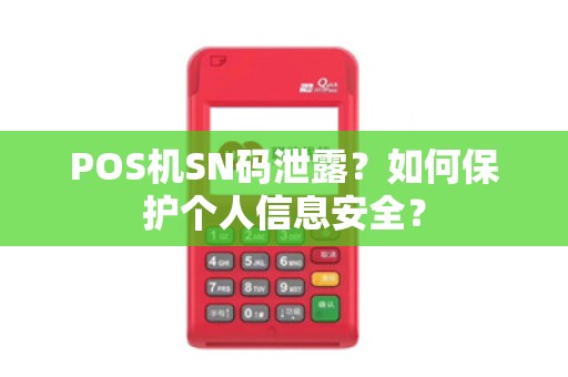 POS机SN码泄露？如何保护个人信息安全？