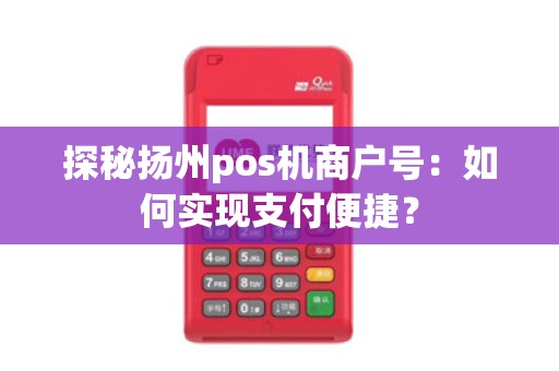 探秘扬州pos机商户号：如何实现支付便捷？