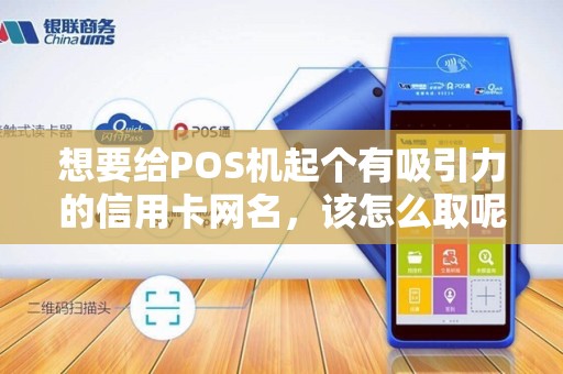 想要给POS机起个有吸引力的信用卡网名，该怎么取呢？