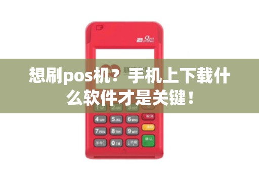 想刷pos机？手机上下载什么软件才是关键！