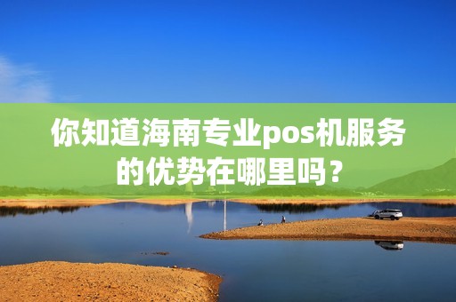 你知道海南专业pos机服务的优势在哪里吗？