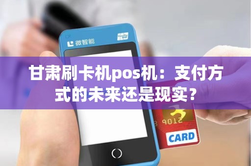 甘肃刷卡机pos机：支付方式的未来还是现实？