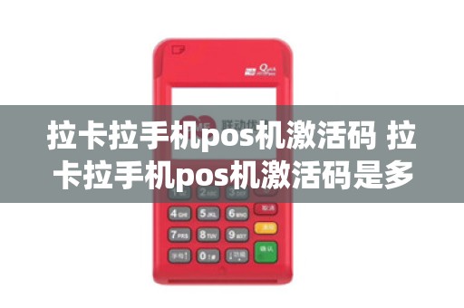 拉卡拉手机pos机激活码 拉卡拉手机pos机激活码是多少