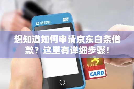 想知道如何申请京东白条借款？这里有详细步骤！