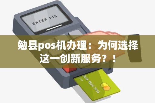 勉县pos机办理：为何选择这一创新服务？！