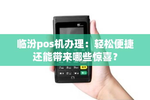 临汾pos机办理：轻松便捷还能带来哪些惊喜？