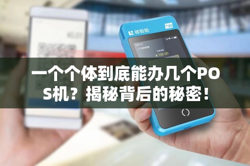 一个个体到底能办几个POS机？揭秘背后的秘密！