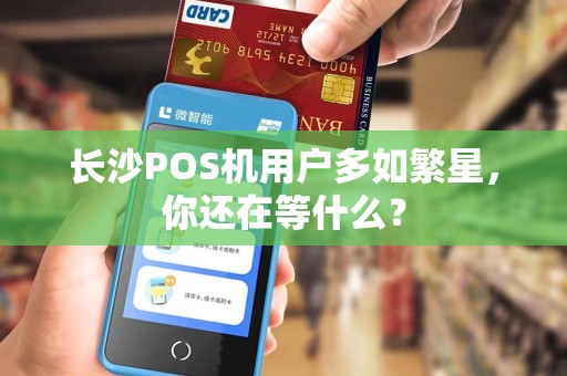长沙POS机用户多如繁星，你还在等什么？