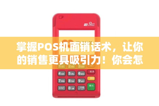 掌握POS机面销话术，让你的销售更具吸引力！你会怎么做？