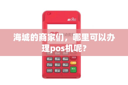 海城的商家们，哪里可以办理pos机呢？