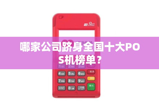 哪家公司跻身全国十大POS机榜单？