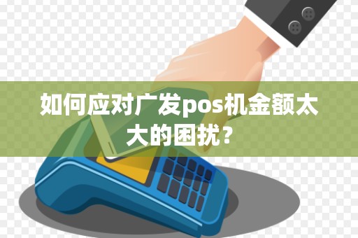 如何应对广发pos机金额太大的困扰？