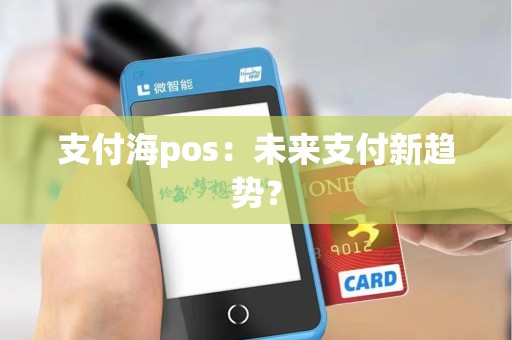 支付海pos：未来支付新趋势？