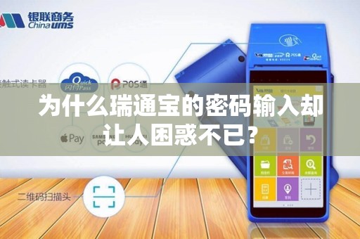 为什么瑞通宝的密码输入却让人困惑不已？