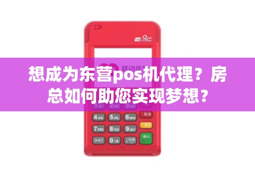 想成为东营pos机代理？房总如何助您实现梦想？