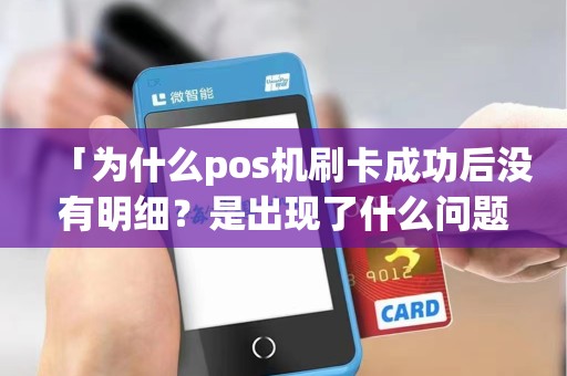「为什么pos机刷卡成功后没有明细？是出现了什么问题吗？」
