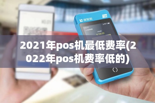 2021年pos机最低费率(2022年pos机费率低的)