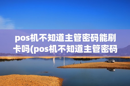pos机不知道主管密码能刷卡吗(pos机不知道主管密码)