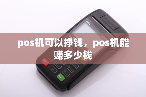 pos机可以挣钱，pos机能赚多少钱