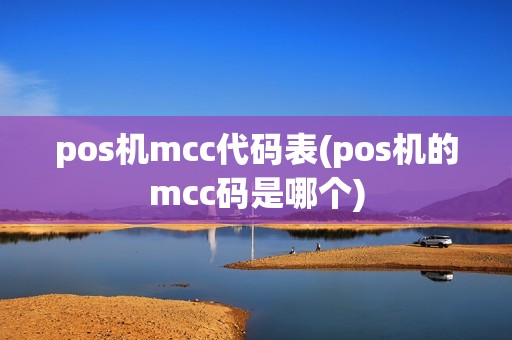 pos机mcc代码表(pos机的mcc码是哪个)