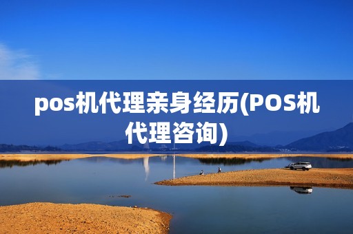 pos机代理亲身经历(POS机代理咨询)