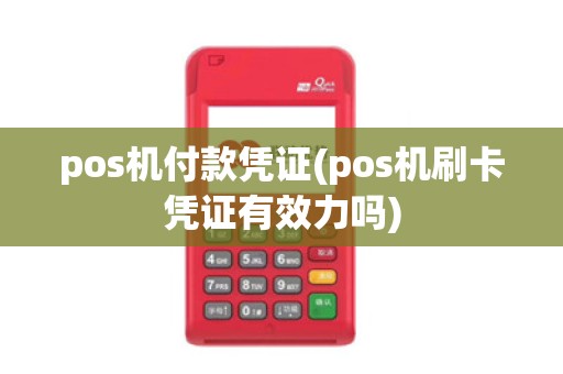 pos机付款凭证(pos机刷卡凭证有效力吗)