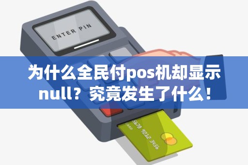 为什么全民付pos机却显示null？究竟发生了什么！