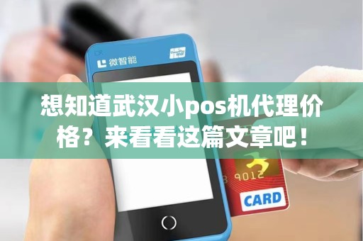 想知道武汉小pos机代理价格？来看看这篇文章吧！
