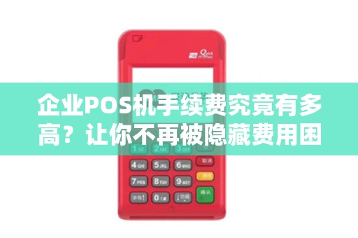 企业POS机手续费究竟有多高？让你不再被隐藏费用困扰！