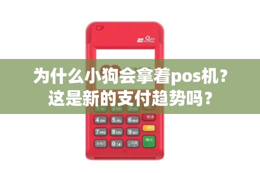 为什么小狗会拿着pos机？这是新的支付趋势吗？