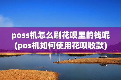 poss机怎么刷花呗里的钱呢(pos机如何使用花呗收款)