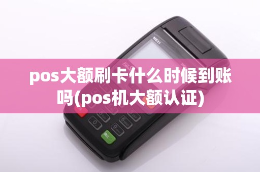 pos大额刷卡什么时候到账吗(pos机大额认证)
