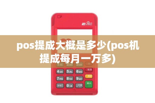 pos提成大概是多少(pos机提成每月一万多)