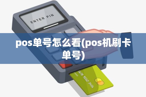 pos单号怎么看(pos机刷卡单号)
