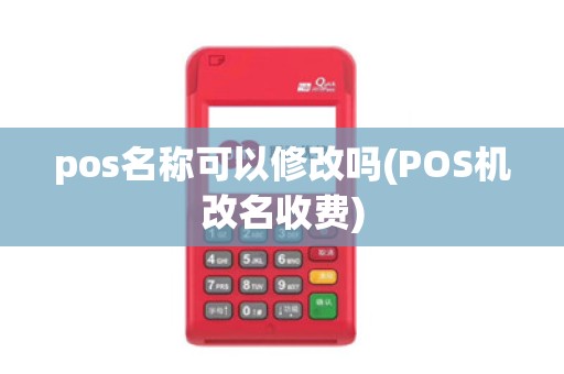 pos名称可以修改吗(POS机改名收费)