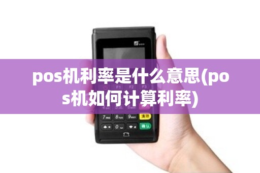 pos机利率是什么意思(pos机如何计算利率)